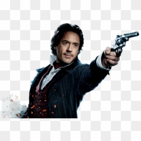 Robert Downey Jr Sherlock Holmes, HD Png Download - cw arrow png