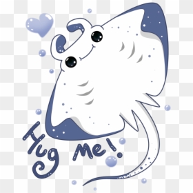 Image Result For Kawaii - Cartoon Manta Ray, HD Png Download - manta ray png