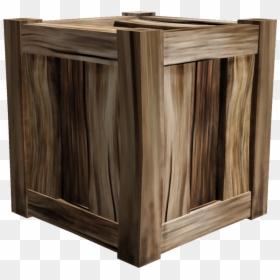 3d Wooden Crate Png, Transparent Png - wooden crate png