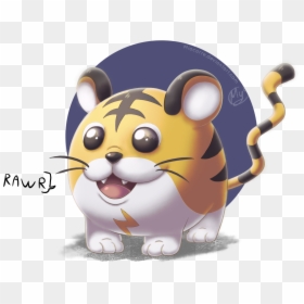 Pokemon Tigrette, HD Png Download - pokemon gold png