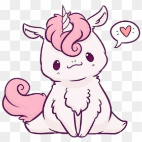 Transparent Cute Unicorn Png - Kawaii Cute Animal Drawings, Png Download - free unicorn png