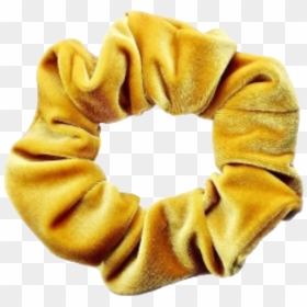 #aesthetic #aesthetictumblr #tumblr #niche #png #yellow - Scrunchie With No Background, Transparent Png - tumblr yellow png