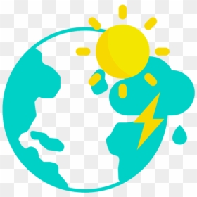 Climate Change - Circle, HD Png Download - hurricane icon png