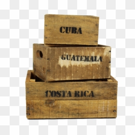 Mini Set Of Wooden Crates - Plywood, HD Png Download - wooden crate png