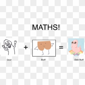 Dick Butt Maths - Dickbutt, HD Png Download - dickbutt transparent png