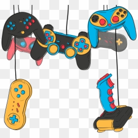 Transparent Background Video Game Clipart, HD Png Download - cartoon controller png
