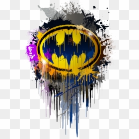 Batman Paintings, HD Png Download - the dark knight png