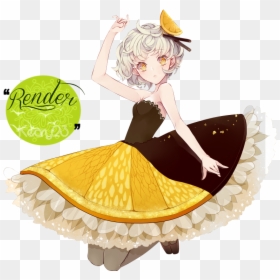 Anime Render Tumblr - Yellow Anime Render, HD Png Download - tumblr yellow png