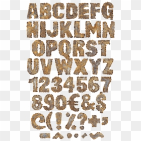 Transparent Rust Texture Png - Rusty Typography, Png Download - rust lord png