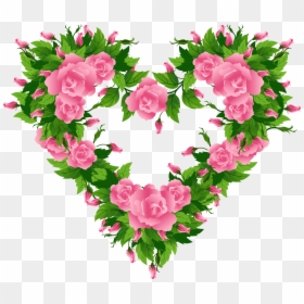 Heart Clipart Rose - Good Morning Beautiful Tuesday, HD Png Download - pink heart outline png