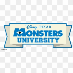 Disney Monsters University - Monsters University, HD Png Download - monsters university logo png