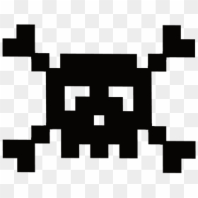 Pixel Terror Logo, HD Png Download - pixel skull png