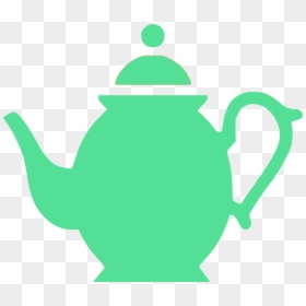 Duck Egg Blue Teapot Svg Clip Arts - Cartoon Teapots Alice In Wonderland, HD Png Download - egg outline png