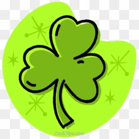 March Patricks Day Vector Clipart Of Shamrock Free - Shamrock, HD Png Download - clover clipart png