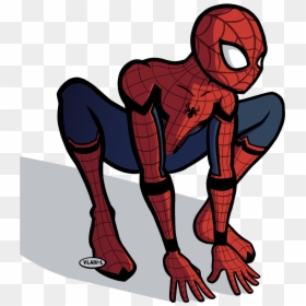 Drawing Superhero Spiderman Huge Freebie Download For - Draw Spiderman, HD Png Download - kids drawing png