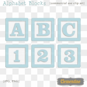 Baby Blocks Blue Alphabet Clip Art Images Transparent - Baby Blue Abc Blocks, HD Png Download - letter clipart png