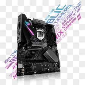 Asus Rog Strix H370 F Gaming, HD Png Download - republic of gamers logo png