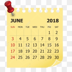 June Clipart Free Images Clip Art Transparent Png - June 2018 Calendar Clipart, Png Download - boxing gloves clipart png