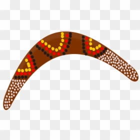 Easy Aboriginal Art Boomerang, HD Png Download - boomerang logo png