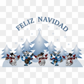 Feliz Navidad Card Front - Seasons Greetings Clip Art Free, HD Png Download - feliz png