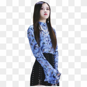 Blackpink Rose Blackpinkrose Chaeyoung - Rose Blackpink Beautiful Dress, HD Png Download - blue aesthetic png