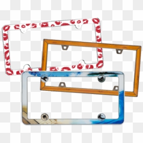 Cool License Plate Frames - Blank Number Plate Png, Transparent Png - cool frames png