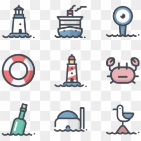 Icon Sea Png, Transparent Png - lighthouse icon png