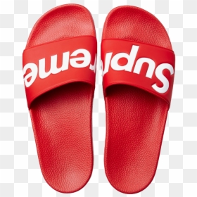 Supreme Sandals, HD Png Download - gucci flip flops png