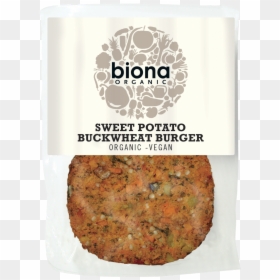 Biona Organic Sweet Potato Buckwheat Burger 160g, HD Png Download - banana .png