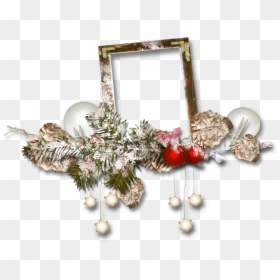 Noël, Cadre Png, Cluster - Christmas Ornament, Transparent Png - pearl frame png