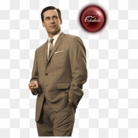 Jon Hamm Mad Men Don Draper Male Tony Soprano - Many Buttons On A Suit, HD Png Download - mad person png
