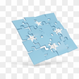 Square Puzzle Flag - Paper, HD Png Download - puzzle icon png