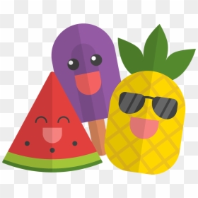 Portable Pineapple Anguria Illustration Graphics Cartoon, HD Png Download - cartoon pineapple png