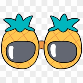 Sunglasses Mochi Kawaii Cute - Cute Glasses Clipart, HD Png Download - cartoon pineapple png