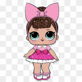 L - O - L - Surprise Doll Png - Lol Serie Glitter Png, Transparent Png - lol doll png