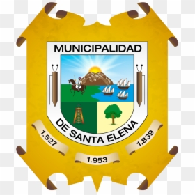 Escudo Del Cantón Santa Elena, HD Png Download - bandera de ecuador png