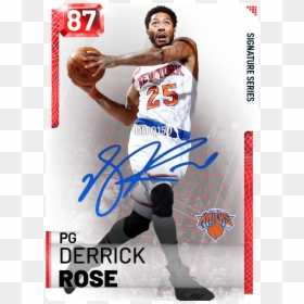 Derrick Rose Signature, HD Png Download - derrick rose logo png