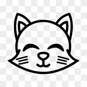 Funny Cat Images Outline, HD Png Download - head icon png