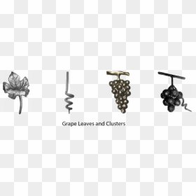 Clip Art Leaves And Ornamental Iron - Grape, HD Png Download - grape soda png