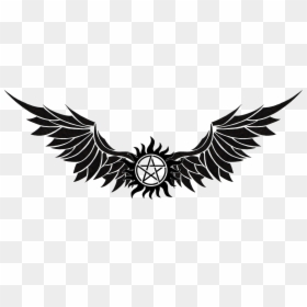 Supernatural Transparent Images - Supernatural Anti Possession Tattoo With Wings, HD Png Download - sam and dean png