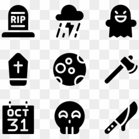 Crime Icons, HD Png Download - skull and crossbones icon png