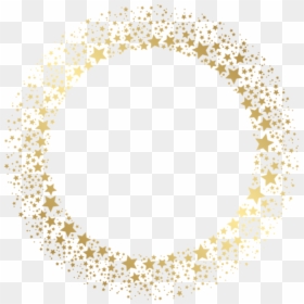 Transparent Gold Wreath Png - Circle Gold Sparkles Png, Png Download - golden wreath png