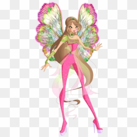 World Of Winx Flora, HD Png Download - winx club png