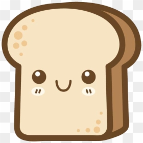 Kawaii Bread Cartoon , Png Download - Cartoon Bread Transparent, Png Download - bread cartoon png
