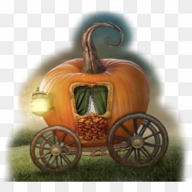 Pumpkin Carriage, HD Png Download - pumpkin carriage png