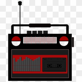 Electronic Age Of Media Clipart, HD Png Download - vintage radio png