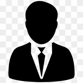 Man In Suit And Tie - Customer Image Black And White, HD Png Download - tie icon png