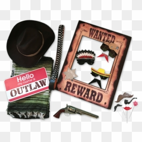 Transparent Photo Booth Props Png - Wanted Sign, Png Download - props png