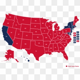 Concealed Carry States, HD Png Download - gunfire effect png