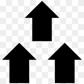 Three Arrows Up Shopping Sales, HD Png Download - arrows up png